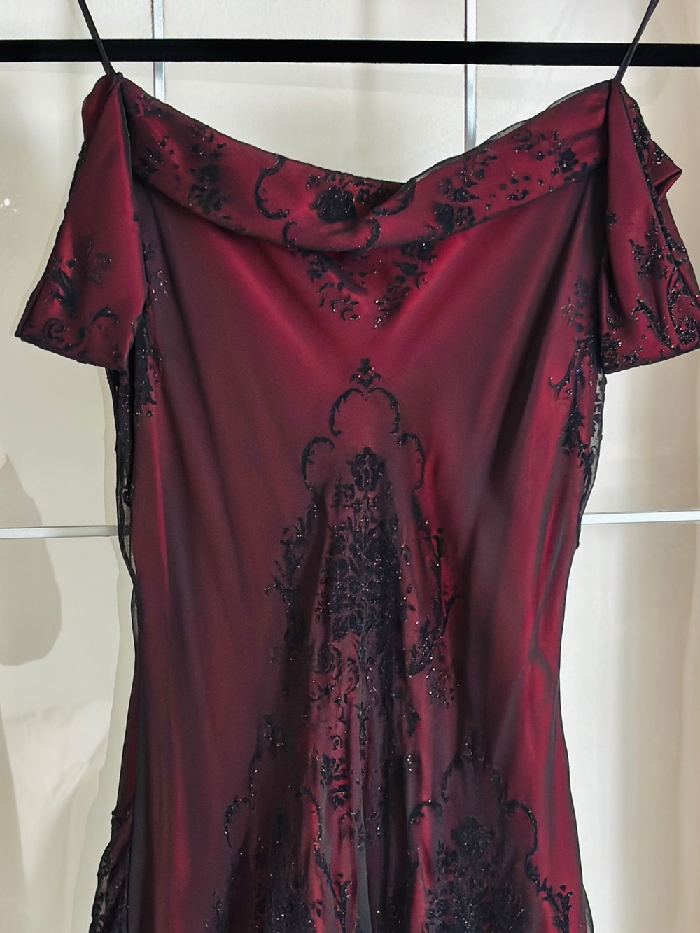 Vintage Duchess Reina Silk Bias Gown S Line From Clifford Michael NYC Boutique